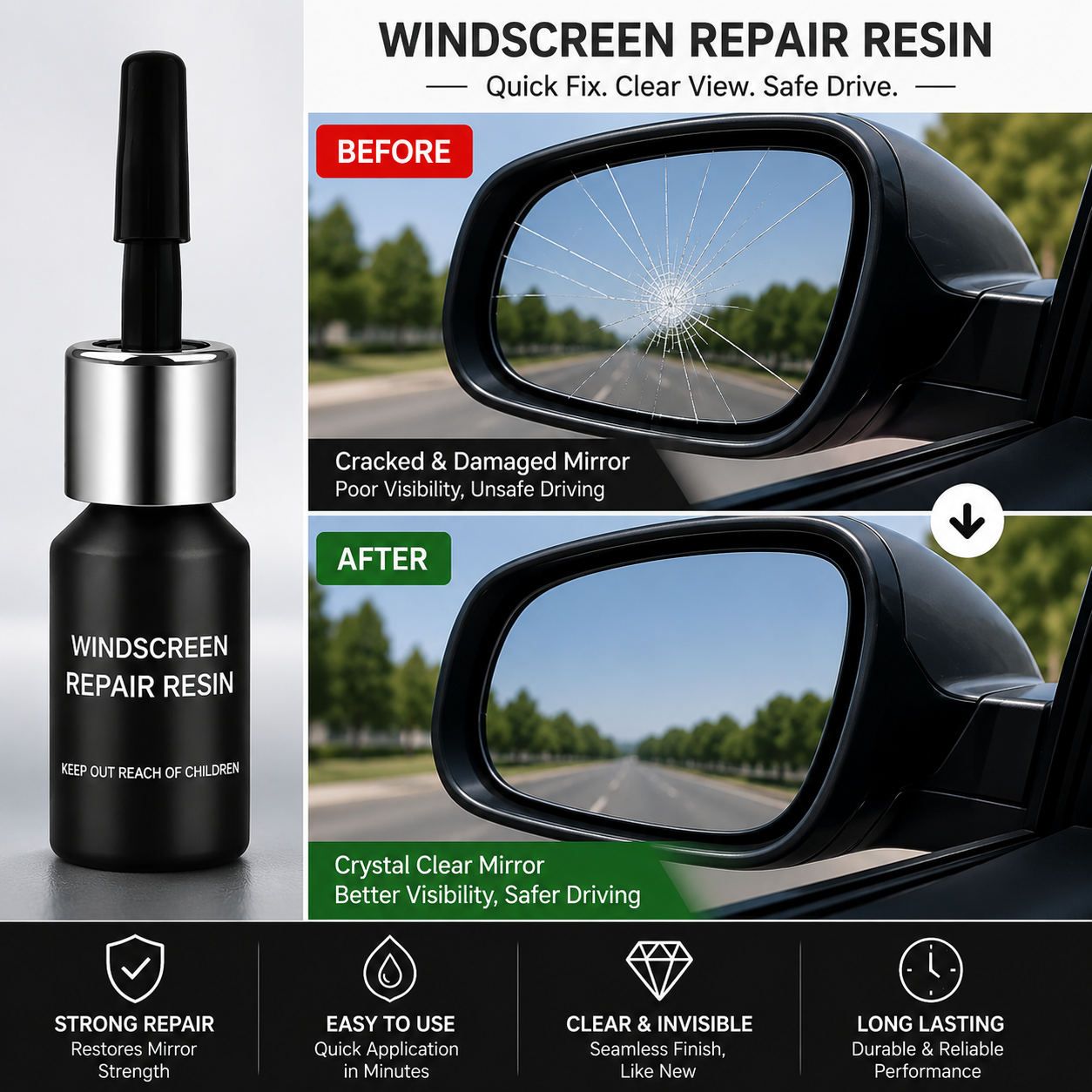Windshield Crack Repair Kit (FREE SHIPPING)